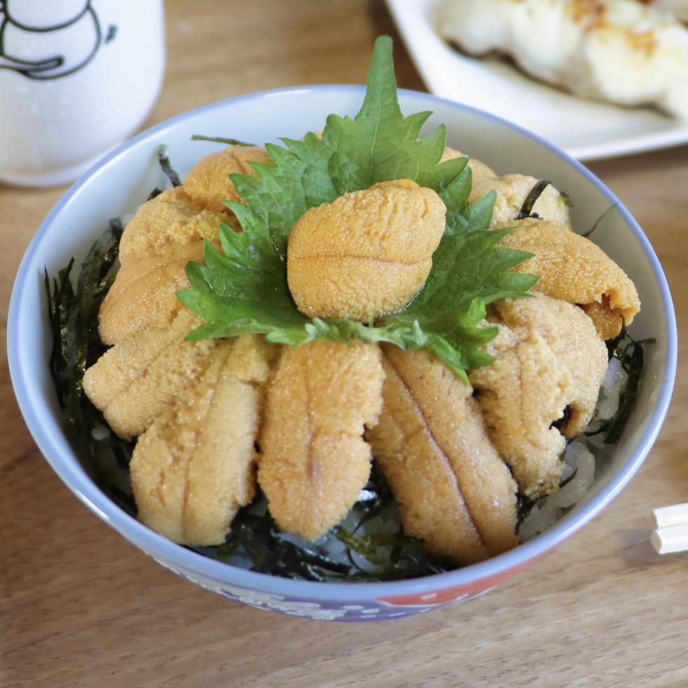 ウニ丼定食